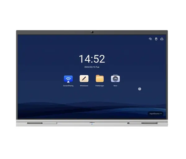 Tabla interactiva cu touch screen Dahua LCH65-MC410-B Whiteboard, 4K UHD, diagonala 65 inch, unghi de vizualizare 178 grade, Wi-Fi, intrari HDMI, USB, RJ-45, RS-232, difuzoare