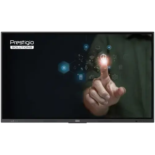 Tabla interactiva PRESTIGIO SOLUTIONS Multiboard 86inch PSMB068P860 Light Series UHD 4K, IPS, Android 13.0, Wi-Fi, Bluetooth, 40 Touchpoints