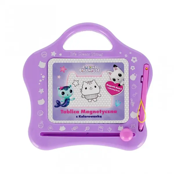 Tabla magnetica cu carte de colorat, Starpak, Gabbys Dollhouse