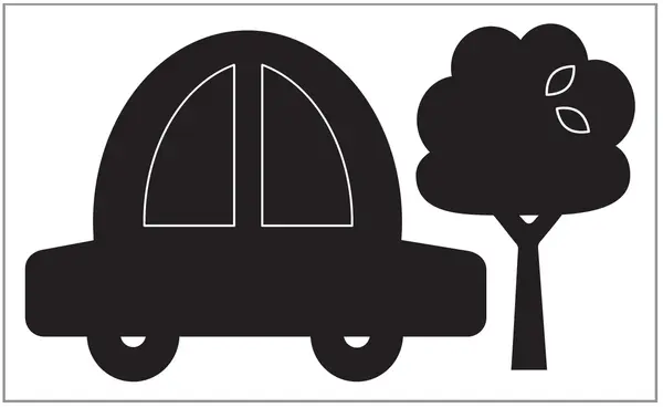 Tabla neagra de perete APLI - Automobil