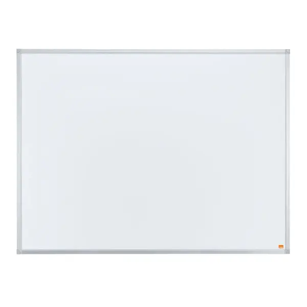 Tabla NOBO Essentials, otel lacuit, 120x90 cm, magnetica, include tavita, alb Tabla NOBO Essentials, otel lacuit, 120x90 cm, magnetica, include tavita, alb