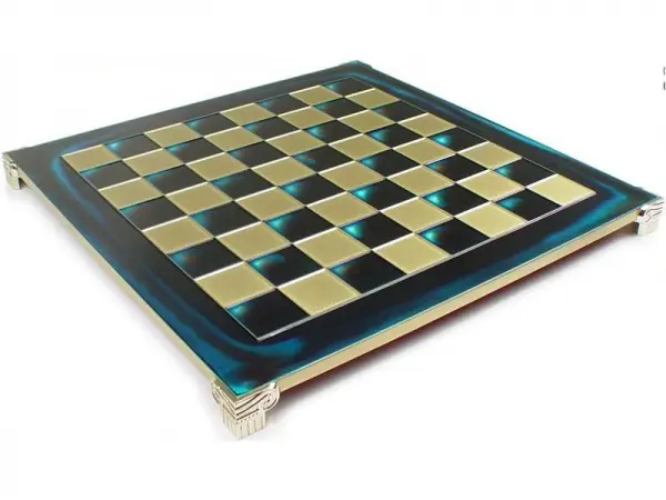 Tabla sah metal - Alama-Albastru - 28cm