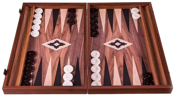Table Manopoulos - Culoare nuc, 48 x 30 cm
