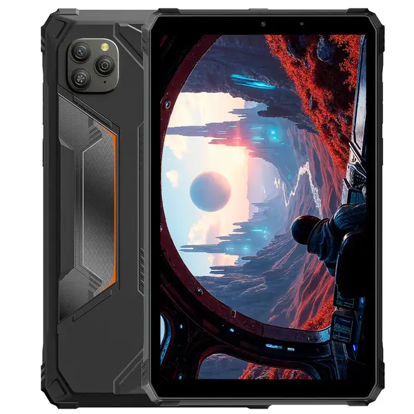 Tableta Blackview Active 5, Negru, 4G, 8.68 , IPS 90Hz, 24GB RAM (6GB + 18GB Extensibili), 128 GB ROM, 16 MP, Android 15, Unisoc T615, , NFC, Mod Manusi, TUV, 6600 mAh, 18 W, Dual SIM