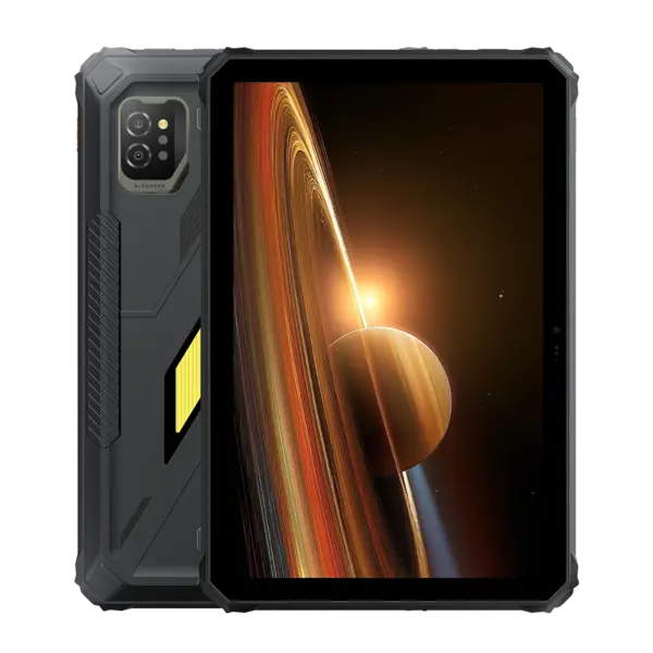 Tableta Blackview Active 7, Negru, 4G, 11 , IPS 90Hz, 24GB RAM (8GB + 16GB extensibili), 128 GB ROM, 16MP, Night Vision, Android 15, Helio G81, NFC, PC Mod, Lumina Camping, 10000 mAh, 45W, Dual SIM