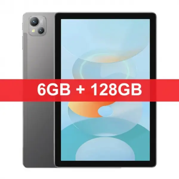 Tableta Blackview Tab 13 Gri, 4G, IPS 10.1 FHD+, Android 12, SIMO, 10GB RAM (6GB + 4GB extensibili), 128GB ROM, Helio G85, 13MP, 7280mAh, Dual SIM