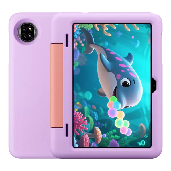 Tableta Blackview Tab 20 Kids, Roz, 10.1 , HD+ IPS 60Hz, 12GB RAM (4GB + 8GB Extensibili), 64GB ROM, 8MP, Android 15, Unisoc T310, Mod PC, Google Kids Space, 6600 mAh, 10W, Wi-Fi