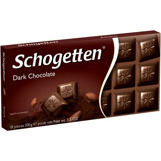 Tableta ciocolata Schogetten neagra, 100 g Engros