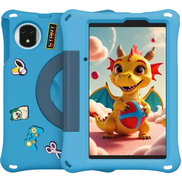 Tableta copii Ulefone Tab A9 Pro Kids, 4G, Wi-Fi, 8GB RAM, 128GB, 8.68 90Hz, GPS, Dual Speakers, Android 15, Blue