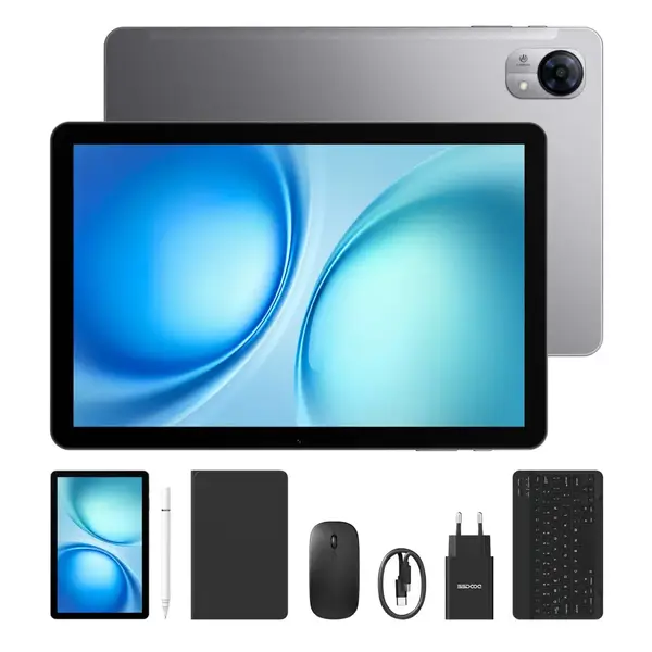Tableta DOOGEE Tab G5 VIP , Gri, 4G, 10.1 , 20GB RAM (3GB + 17GB extensibili), 128GB, Unisoc T7200, 7500mAh, Android 16, Dual SIM