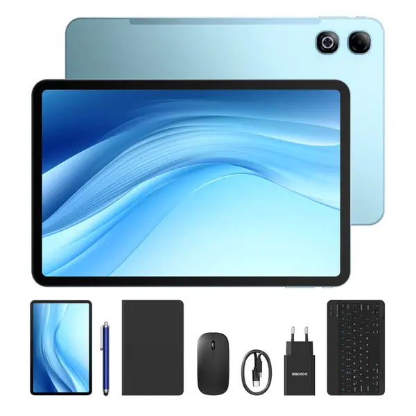 Tableta DOOGEE U13 Pro VIP, Albastru, 13.4 FHD+ 120Hz IPS, 36GB RAM (6GB + 30GB extensibili), 256GB, Unisoc T7300, 11000mAh, Android 16