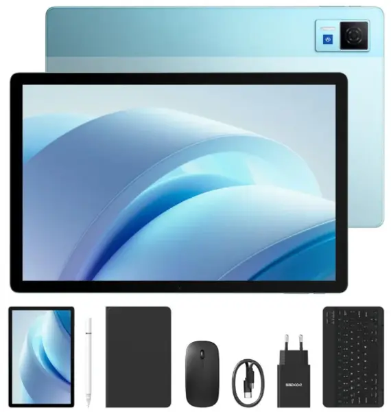 Tableta Doogee U13 VIP, Wi-Fi, Albastru, 13 FHD+ IPS 90Hz, 32GB RAM (6GB + 26GB Extensibili), 256GB ROM, 13MP + 5MP, Android 16, Unisoc T7280, 11000mAh, 18W, Face ID, Quad Speakers