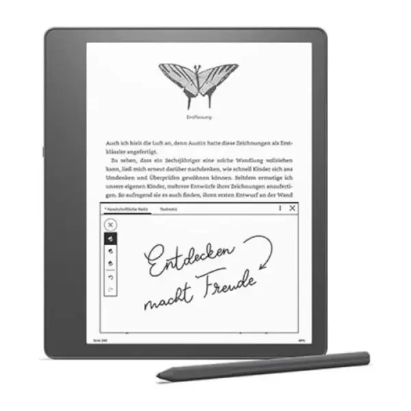 Tableta ePaper Amazon Kindle Scribe, ecran 10.2", 300 ppi, Premium Pen inclus, 16GB, Wi-Fi (Gri)