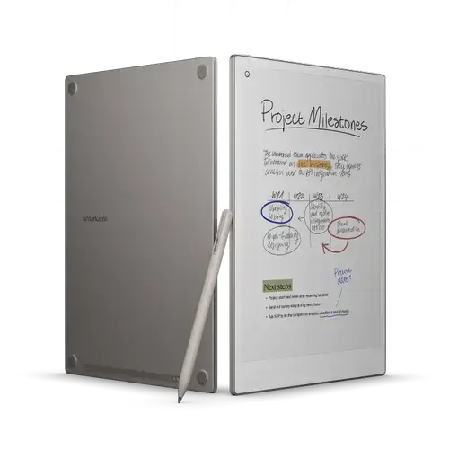 Tableta ePaper reMarkable Paper Pro, Display Canvas Color 11.8inch, Procesor Cortex-A53 1.8GHz Quad-Core, 2GB RAM, 64GB Flash, Wi-Fi (Argintiu)