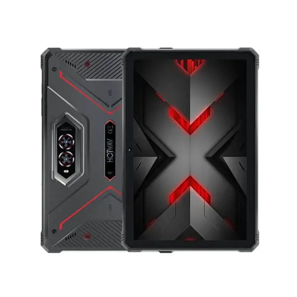 Tableta HOTWAV R9 Pro Rugged, Rosu, 4G LTE, Camping Light 350LM, 20080mAh, 20GB RAM (6GB + 14GB extensibili), 256GB, Ecran 11 FHD+, Camera 64MP, Android 14, Dual SIM