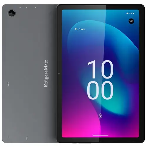 Tableta Kruger&Matz Eagle 1075, Procesor Unisoc Tiger T618 Octa-Core, Ecran IPS 10.4inch, 6GB RAM, 128GB Flash, 5MP+8MP, Wi-Fi, 4G, Android 13 (Gri)