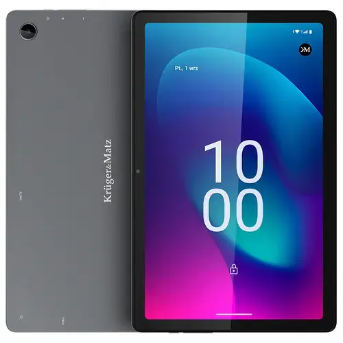 Tableta Kruger&Matz Eagle 1076, Procesor MediaTek MTK6789 Octa-Core, Ecran IPS 10.4inch, 8GB RAM, 128GB Flash, 5MP+8MP, Wi-Fi, 4G, Android 13 (Gri)