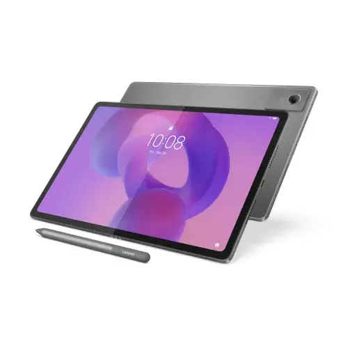Tableta Lenovo Idea Tab Plus TB361FU, Procesor MediaTek Dimensity 6400 Octa-Core, Ecran IPS 2.5K 12.1inch, 8GB RAM, 256GB Flash, 13MP, Wi-Fi, Bluetooth, Android 15 + Lenovo Tab Pen (Gri)