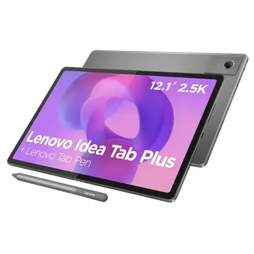 Tableta Lenovo Idea Tab Plus TB361ZU, Procesor MediaTek Dimensity 6400 Octa-Core, Ecran IPS 2.5K 12.1inch, 8GB RAM, 256GB Flash, 13MP, Wi-Fi, Bluetooth, 5G, Android 15 + Lenovo Tab Pen (Gri)