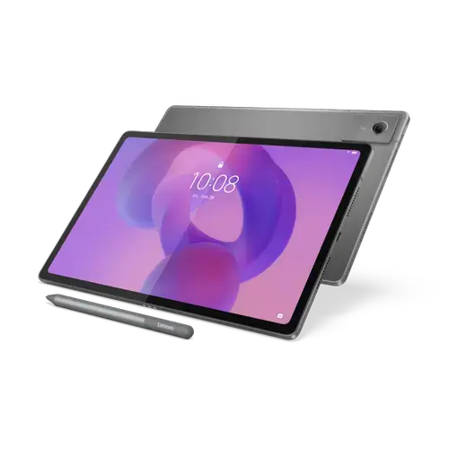Tableta Lenovo Idea Tab Plus TB361ZU, Procesor MediaTek Dimensity 6400 Octa-Core, Ecran IPS 2.5K 12.1inch, 12GB RAM, 256GB Flash, 13MP, Wi-Fi, Bluetooth, 5G, Android 15 + Lenovo Tab Pen (Gri)