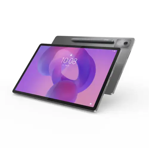 Tableta Lenovo Idea Tab Pro TB373FU, Procesor MediaTek Dimensity 8300, Ecran 3K LTPS 12.7inch, 8GB RAM, 128GB Flash, 13MP, Wi-Fi, Bluetooth, GPS, Android 14 + Lenovo Tab Pen Plus (Gri)