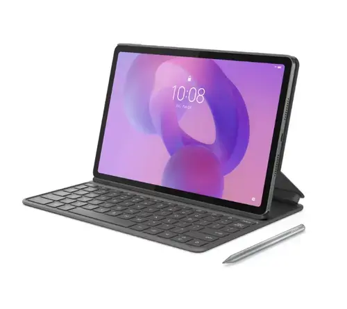Tableta Lenovo Idea Tab TB336FU, Procesor MediaTek Dimensity 6300, Ecran IPS 2.5K 11inch, 8GB RAM, 128GB Flash, 8MP, Wi-Fi, Bluetooth, Android + Lenovo® Tab Pen si Lenovo Folio Keyboard (Gri)