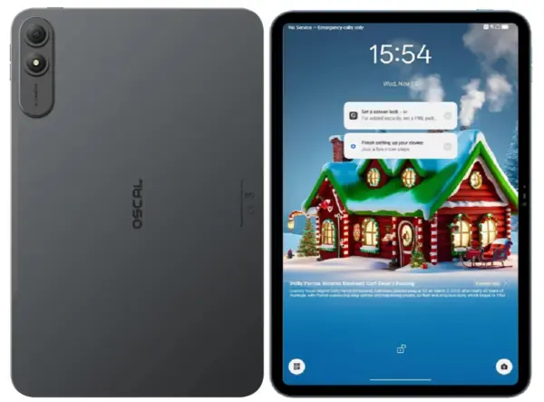Tableta Oscal Pad 200, Gri, 4G, 13.4 FHD+ 120Hz, Android 16, 24GB RAM (6GB + 18GB Extensibili), 256GB ROM, Unisoc T7280, 16MP, PC Mode 3.0, Functii AI, Face ID, 8300mAh, 18W, Dual SIM