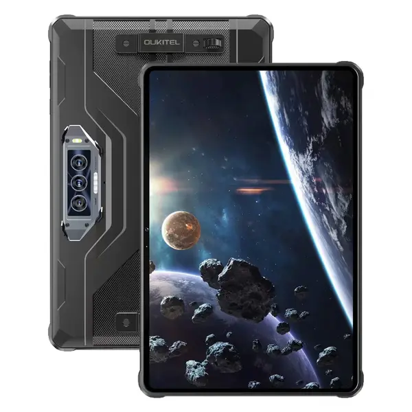 Tableta Oukitel RT8 4G Negru, IPS 11 2K, 12 GB RAM (6GB + 6GB extensibil), 256GB, 48mpx Sony, Android 13, MediaTek Helio G99, 2.2, GHz, Octa Core 20000mAh, incarcare 33W Dual SIM