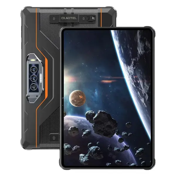 Tableta Oukitel RT8 4G Orange, IPS 11 2K, 12 GB RAM (6GB + 6GB extensibili), 256GB, 48mpx Sony, Android 13, MediaTek Helio G99, 2.2, GHz, Octa Core 20000mAh, incarcare 33W Dual SIM