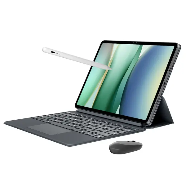 Tableta PC Blackview MEGA 12 5G, Gri, 5G, 12.2 2.4K 120Hz, 44GB RAM (12GB+32GB extensibili), 256GB ROM, Android 16, Dimensity 7200, 50MP+13MP, 10000mAh, 55W, Doke AI, Face ID, Dual SIM