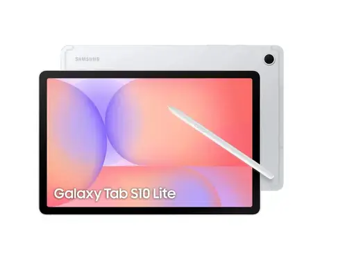 Tableta Samsung Galaxy Tab S10 Lite X406, 5G, Procesor Octa-Core Exynos 1380, Ecran TFT 10.9inch, 6GB RAM, 128GB Flash, 8MP, Wi-Fi, Bluetooth, GPS, Android, S-Pen (Argintiu)