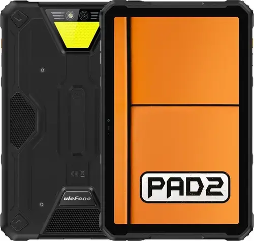 Tableta Ulefone Armor Pad 2, Procesor MediaTek Helio G99 Octa-Core, Ecran IPS 2K 11inch, 8GB RAM, 256GB Flash, 48MP+16MP, Bluetooth, 4G, Dual SIM, Android, Fara incarcator (Negru)