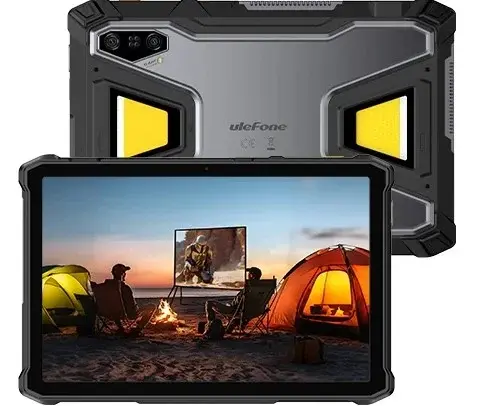 Tableta Ulefone Armor Pad 5 Ultra, Negru, 5G, 11 FHD+, Android 15, 32GB RAM (12GB + 20GB Extensibili), 512GB ROM, 64MP, Night Vision, Dimensity 7400X, Proiector Video, 24200mAh, 120W, Dual SIM