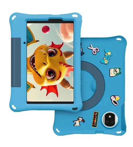 Tableta Ulefone Tab A9 Pro Kids, Albastru, 4G, 8.68, ³ HD+ 90Hz, 8GB RAM (4GB + 4GB Extensibili), 128GB ROM, Android 15, Helio G91, 12MP, Widevine L1, Certificare TUV, 5040mAh, 18W, Dual SIM