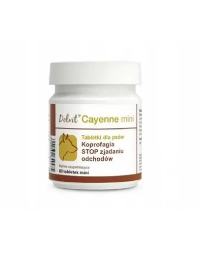 Tablete pentru câini talie mică predispuși la coprofagie DOLFOS Dolvit Cayenne Mini 60 tablete