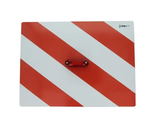 Tablita placa avertizare informare cu LED 40x30 cm, Cargoparts