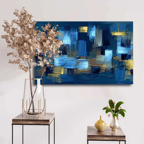 Tablou 4570NISC Albastru 45x70 cm