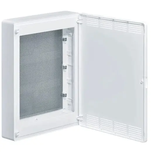 Tablou aparent Hager VS318PZF, Golf, multimedia, IP40, 54M, alb