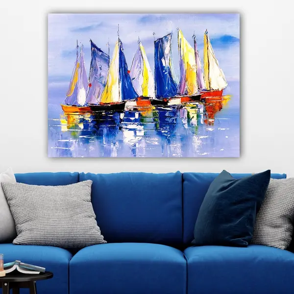 Tablou Canvas 619226807_70100, Multicolor, 100x70 cm