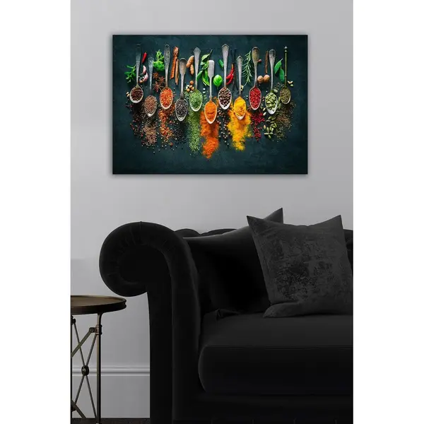 Tablou Canvas Condimente, Multicolor, 70x50 cm