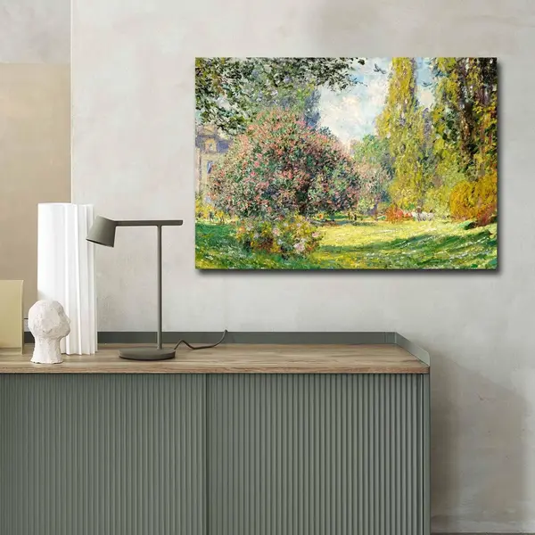 Tablou Canvas Primaverii, Multicolor, 100x70 cm