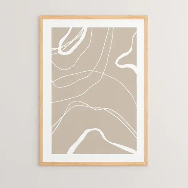 Tablou cu imprimeu digital Grito, Lemn, Multicolor, 33x48 cm