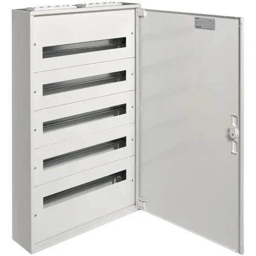 Tablou electric aplicat 120 module ( 5x24 ), usa opaca Hager FW524W