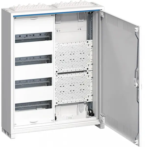 Tablou electric metalic 48 module (4X12) aplicat cu sectie multimedia Hager Univers FWB42K1