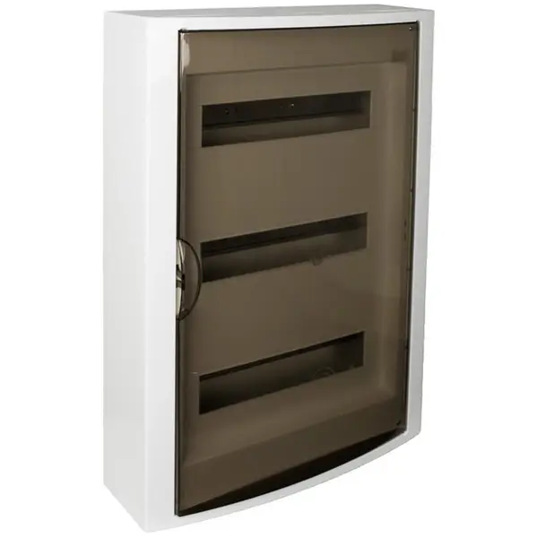 Tablou electric Solera Arelos 5261PF, 42 module, aparent, IP40, 362x544x104, plastic, usa fumurie, cutie alba