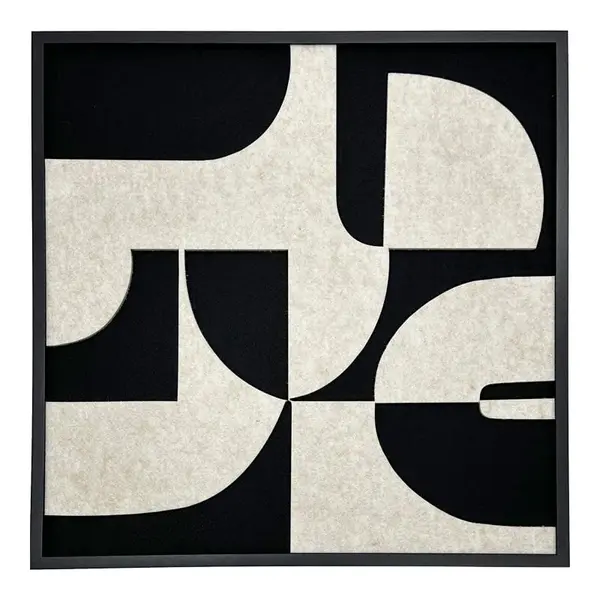 Tablou Jeire Alb 62x2.5x62 cm