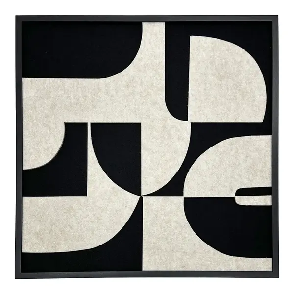 Tablou Jeire Alb 62x2.5x62 cm