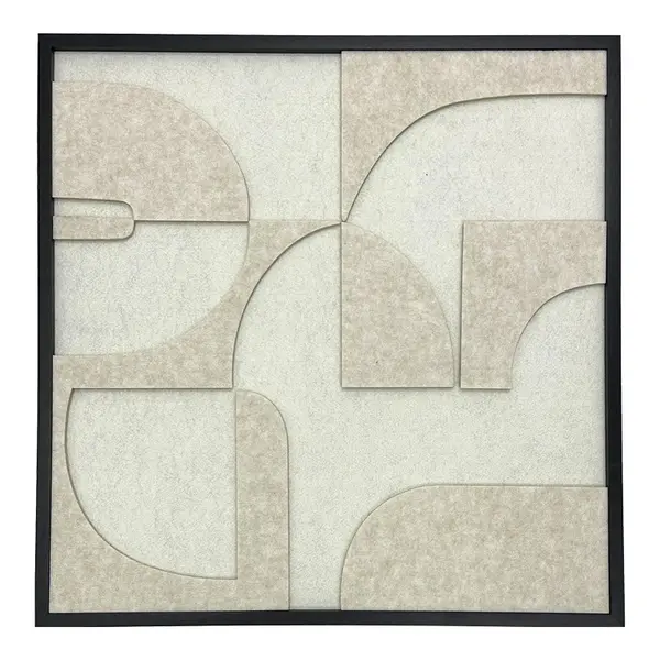Tablou Jeire Bej 62x2.5x62 cm