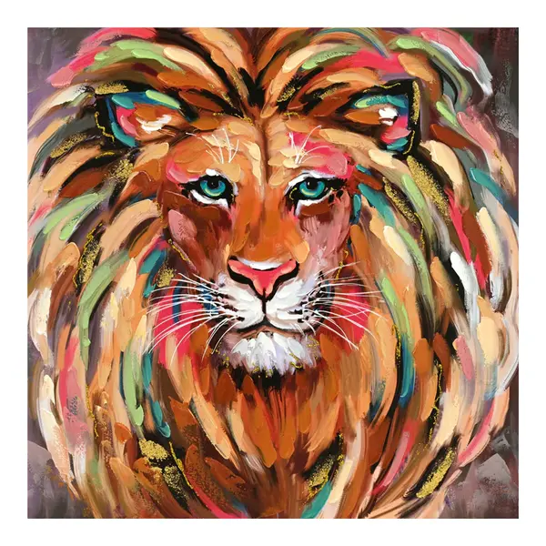 Tablou Martin canvas, Multicolor, 80x80 cm
