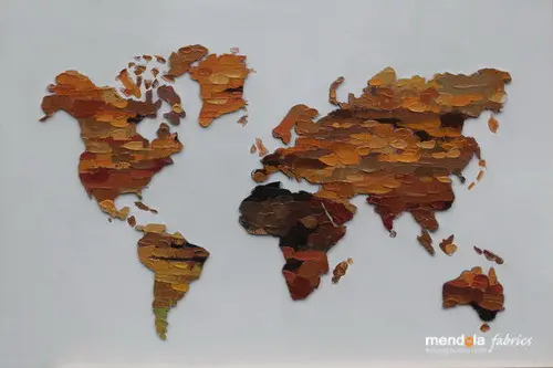TABLOU PICTAT MANUAL THE WORLD, 60X90 CM, FSC 100%